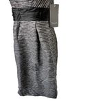 NWT THEIA 2 Metallic Striped Sheath Sleeveless Dress Photo 10