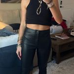 ZARA High Waisted Faux Leather Pants Photo 0