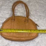 Steve Madden Handbag - Faux Ostrich - Purse - Vintage tan bag tote Photo 6