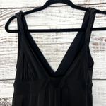 Vera Wang Lavender Label Black Twist Strap Maxi Dress US 8 Photo 2