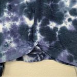 Jolie & Joy Women’s Size 2X Tie Dye Hoodie Crop Sweatshirt Blue Photo 4
