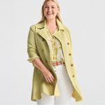 CAbi NWT   Hobnob Topper #6249 Yellow black white print Large Photo 3