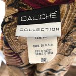 Unique VTG 80s Caliche Unisex Hawaiian shirt brown earthy multi Photo 2