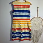 Anthropologie ANTHRO Tabitha Multi‎ Stripe Totem Shift Dress 6 Photo 5