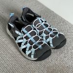 Eddie Bauer  Light Blue and Gray Strappy Hiking Sandals Size 8.5 Photo 3