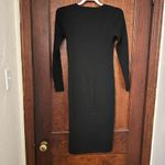 Madewell  Henley Ribbed Sweater Midi Dress Size M Photo 2