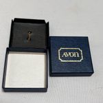 Vintage Avon Gold A Brooch in Box Photo 2