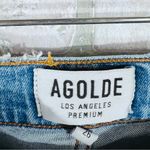 AGOLDE Sophie Crop Chewed Hem and Waistband Skinny Jeans in Vertigo Wash Size 26 Photo 7