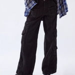 Urban Outfitters BDG y2K Cargo Wide Leg Black Women’s 24 Photo 0