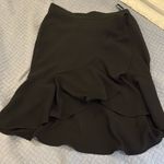 Nine West Black Skirt Asymmetrical Ruffles Photo 2