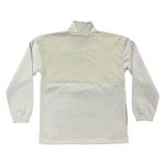 NHL Chicago Blackhawks Women's 1/2 Zip Pullover Sweatshirt Beige, S Tan Photo 1