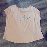 Victoria's Secret  tee shirt white silver victoria logo stretch‎ newvintage Size L Photo 0