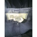 Madewell '90s Straight Leg Jeans Dark Wash Midnight Blue Foil Denim Size 24 Photo 5