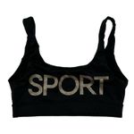 Victoria's Secret Victoria’s Secret Sports Bra Victoria Sport Black Athletic Top size small Photo 2