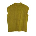 1970s Vintage Quality House Gold Sparkle Sleeveless Wool Sleeveless Blouse Large Photo 1