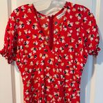 Faithfull the Brand Ari Midi Dress Jasmine Red | Size XS Photo 3