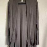 Soft Surroundings  Everyday Open Front Gray Cardigan Modal Blend Size XL Photo 1