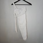 Oh Polly Dress Corset White Bodycon 4957 Batch A One Sleeve Size 0 Bridal Bach Photo 5