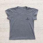 ZARA grey baby tee with little saturn print Photo 1