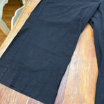 Old Navy  Black Wide Leg Pants Cropped, Size 24 Plus Women Photo 2