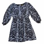 Alice + Olivia  Animal Print Patterned Dress with Open Arm Slits Photo 0