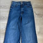 MOTHER The Hustler High Rise Wide Leg Jeans in High Fidelity 27 Blue Photo 5
