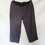 Motherhood  Dark Gray Career Wear Capris S Photo 3