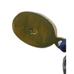 Authentic Heavy Antique/Vintage 10K Gold Ceramic Oval Trade Beads Necklace Black Photo 4