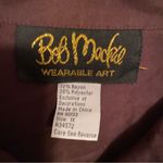Bob Mackie  wearable art 1x embroidered blouse Photo 1
