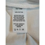 Ten Sixty Sherman  Ivory Padded Shoulder Muscle Tee T Shirt Women Size Medium NWT Photo 7