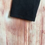 Cider  Black 1/4 Zip Ribbed Long Sleeve Bodysuit Photo 5