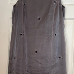 Petite Sophisticate  Elegant Gray Sleeveless Dress Y2K Vintage Photo 0