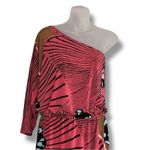 Tibi New York one shoulder dress in a graphic print Photo 1