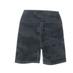 Alo Yoga  High Waist Vapor Biker Shorts Black Camo Size Medium Activewear Yoga Photo 2