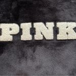 Victoria's Secret Victoria’s Secret PINK Plush Black Robe – Size M/L Photo 6
