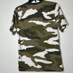 Nike  Camo Camouflage T-Shirt - Green and White Small Photo 3