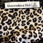Abercrombie & Fitch Cami Top Leopard Print Lace Trim Sleeveless V-Neck Tan XS Photo 1