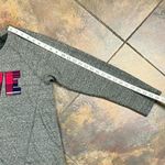 Style & Co  Plaid Sequin Love Sweatshirt Medium Photo 6