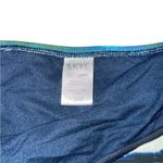 Sky Blue and White Striped Bikini Set Size M Photo 2