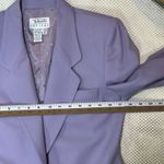 Talbots EUC Vintage Wool Blazer Single Button Lavender Womens Jacket 2 Petite Photo 6