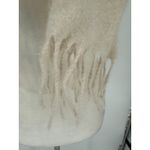 Charter Club 100% Cashmere Ivory Cream Fringe Scarf Women 10x62" One Size Photo 5