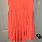 Ocean Drive Coral/Orange Mesh Accent Sleeveless Dress M Photo 6