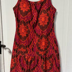 prAna Breathe Lexi Tank Dress Paisley Mandala & Abstract Floral Print Medium Photo 0