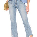 GRLFRND Tatum Distressed Cropped Denim NWOT Sz 28 Photo 0