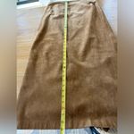 Kate Hill Tan Suede Maxi Skirt Photo 9