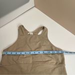 Free People FP Movement  Beige Tank Crop Top M/L Racerback Keyhole Athleisure Photo 7