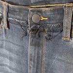 Judy Blue Slim Bootcut Jeans Faded Washed Black Distressed Hem Size 13/31 Photo 3