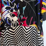 Coral Bay  multicolored 3/4 sleeve tunic blouse size medium Photo 1