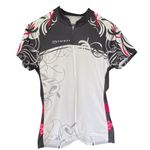EUC Primal Women’s Cycling Jersey Size Large White Photo 1