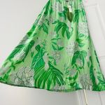 Farm Rio Satin Slip A-Line Midi Skirt, Size S Photo 7